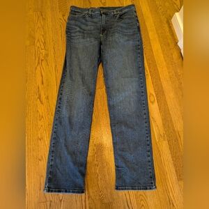 L.L. Bean Mens 36x34 Blue Denim Jeans Bean Flex Classic Fit Straight Leg